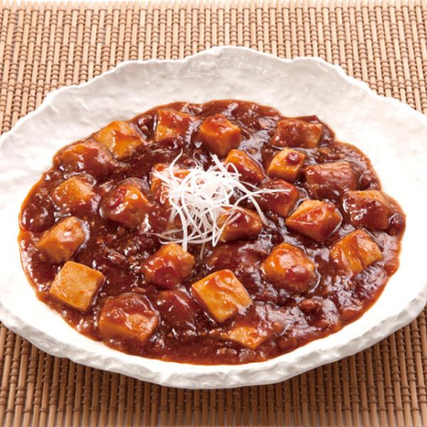 原材料配合割合 豆腐45%、甜麺醤0.6%、麻辣醤 0.2%、豆板醤0.1%(仕込み時)◇最終加工地：日本(宮崎)◇主要原材料：豆腐(国内製造)、たまねぎ、鶏肉、しょう油、砂糖、植物油、濃縮りんご果汁、にんにく、清酒、しょうが、オイスターソ...