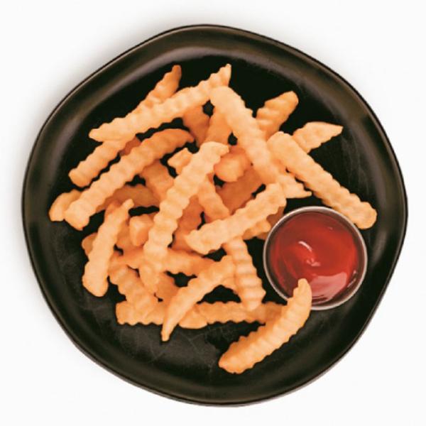 ディップが絡みやすいように発案された波型のクリンクル。 太目のカットなので、じゃがいもの風味を存分に楽しめます。◇最終加工地：アメリカ◇主要原材料：じゃがいも、植物油脂、ぶどう糖／ピロリン酸ナトリウム、(一部に大豆を含む)◇内容量：5LB ...