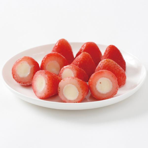 冷凍食品 れんにゅう入りいちご 業務用 1袋(45個入) Lisse