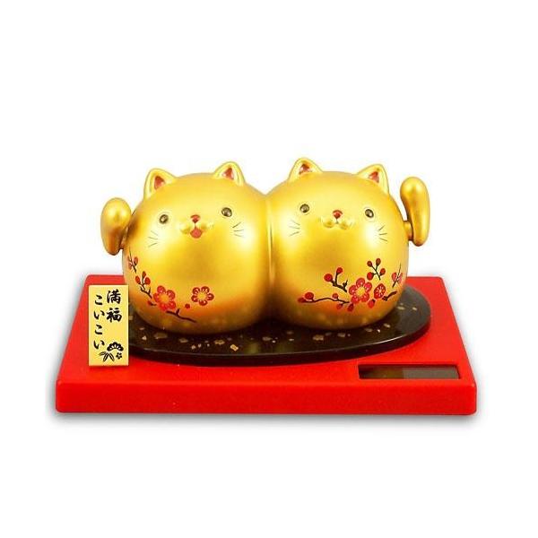 C-100 ソーラー福福招き猫 （金） : Online Shop 藤信堂 - 通販