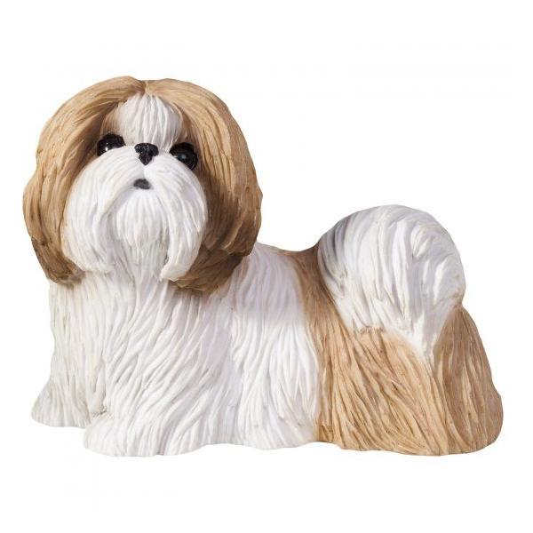 サンディキャスト社製　シー・ズー（ゴールド＆ホワイト）　置物　ヴィンテージ サンディキャストSS16409/シーズー・ゴールド/ホワイト(Sサイズ