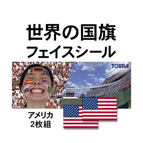 世界の国旗 フェイスシール アメリカ 2枚セット タトゥーシール Made In Usa Buyee Buyee 日本の通販商品 オークションの代理入札 代理購入