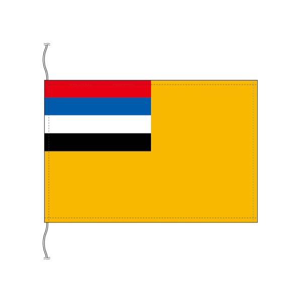 TOSPA 旧満州国 国旗 卓上旗 旗サイズ16×24cm テトロントロマット製