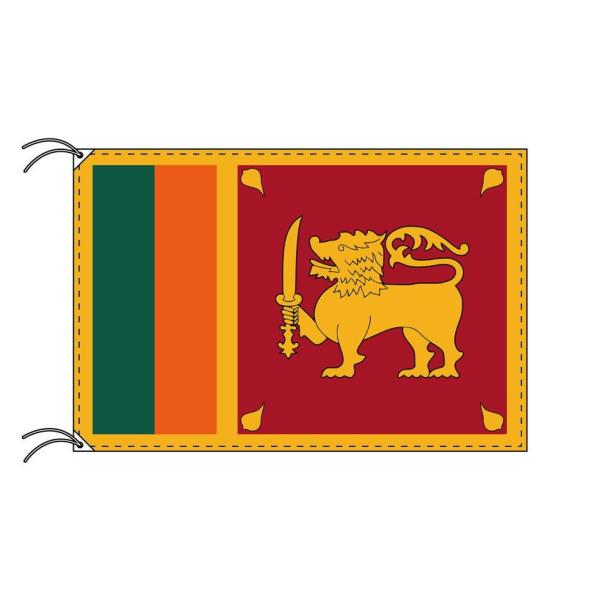 TOSPA スリランカ 国旗 120×180cm テトロン製 日本製 世界の国旗