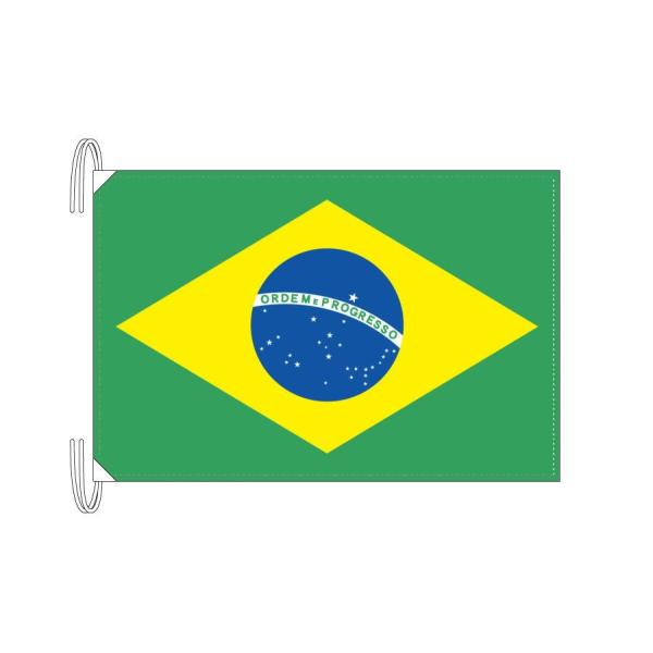 CONTEMPORANEA タンバリン ブラジル国旗デザイン2個セット 東京製旗 国旗No.2(90×135cm) ブラジル 426646 1枚 207-3806