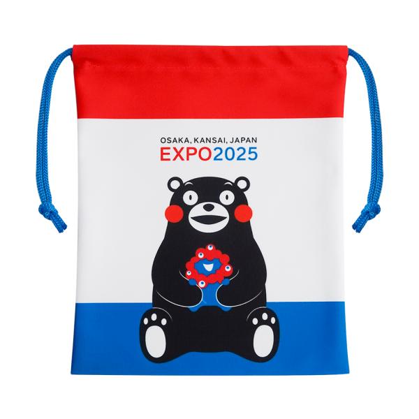 EXPO2025 ミャクミャク 【くまモン】 巾着（きんちゃく） 2025大阪
