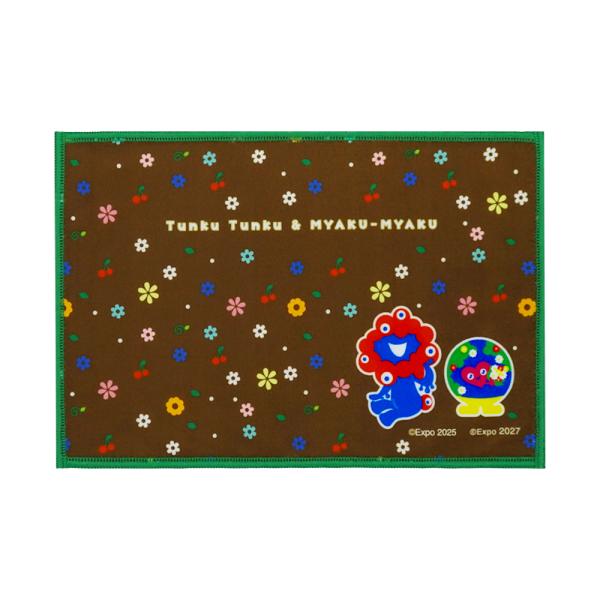トゥンクトゥンク＆ミャクミャク ハンカチフラッグ 花びら 2027年国際
