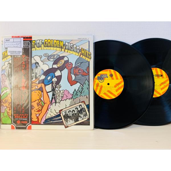 JUMPIN' 2 ディスコ レコード 即決2LP ディスコ・ヒット決定盤 Vol.1 & 2 / DISCO SOUND 帯付き UPS