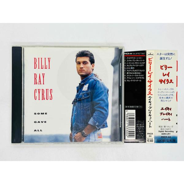 即決CD ビリー・レイ・サイラス / エイキィ・ブレイキィ・ハート / BILLY RAY CYRUS / SOME GAVE ALL 帯付き PHCR-44 Y11