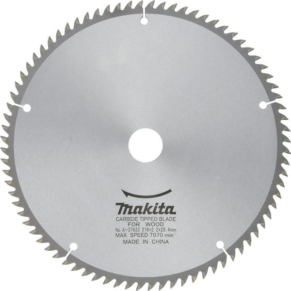 卓上丸ノコ　マキタ　２１６ｍｍ刃 マキタ（makita） A-37633 外径216mm/刃数80 スライド・卓上丸のこ用