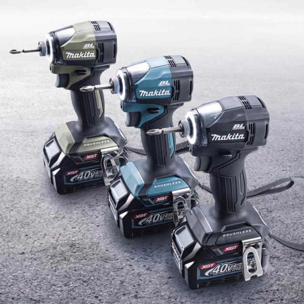 マキタ(makita) 40Vmax 充電式インパクトドライバ TD005GRDX TD005GRDXO TD005GRDXB 220N・m バッテリ2本 充電器 ケース付 青 オリーブ 黒