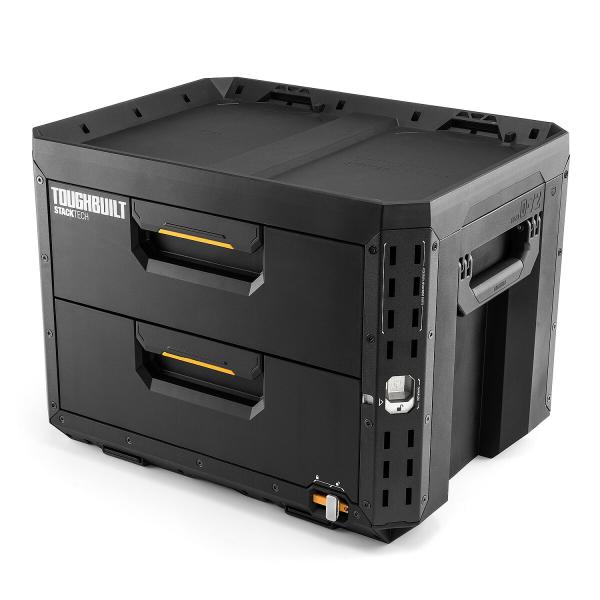 TOUGHBUILT(タフビルト) 2ドロワーボックス TB-B1-D-72 中型工具収納 スタックテック