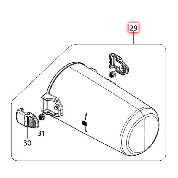 【ぬま】 マキタ マキタ(makita) 部品 充電式サイクロンクリーナー