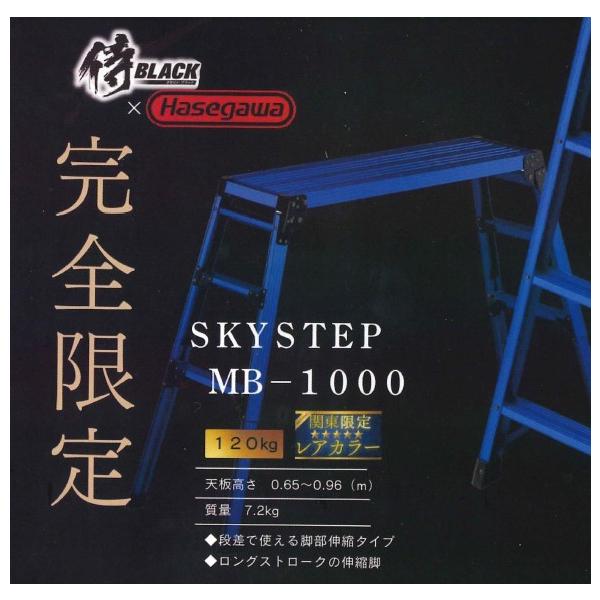 長谷川工業 完全限定 DRS-1000c ブルー SKYSTEP MB-1000 関東限定