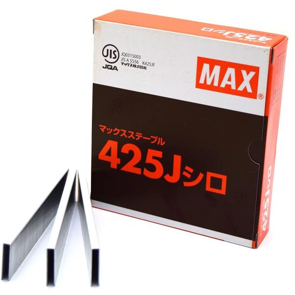 マックス マックス(MAX) ステープル MS94210 25mm/鉄/色:白 マックス マックス(MAX) ステープル MS94210 25mm/鉄/色:白