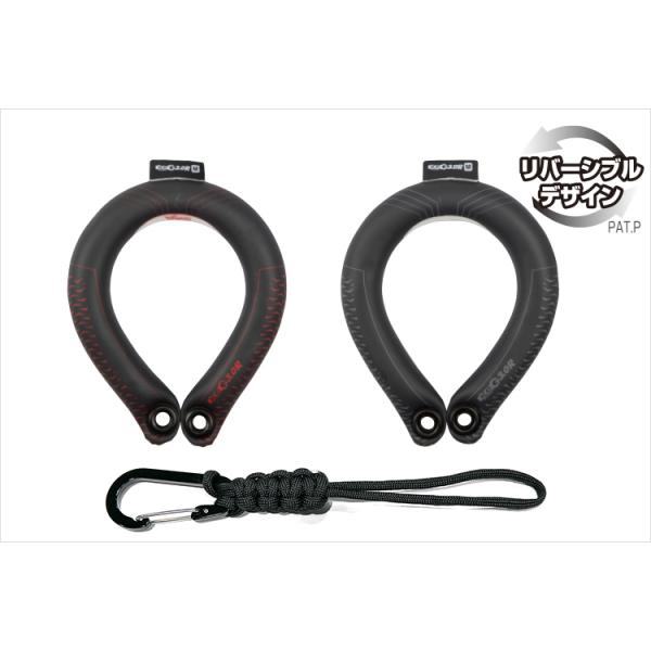 山真製鋸(YAMASHIN) アイスジー iceG (with Safety Cord) 落下防止 セーフティーコード付き Lサイズ ICG3-UC-L 首元冷却 暑さ対策 熱中症対策