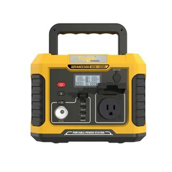 ポータブル電源ADVANCE500は、400Whの大容量を誇り、最大500Wの機器に給電可能です。ECOボタンを搭載しており、ワンタッチで省エネモードの設定・解除ができるため、長時間の使用にも最適です。【商品説明】このポータブル電源は、キャ...