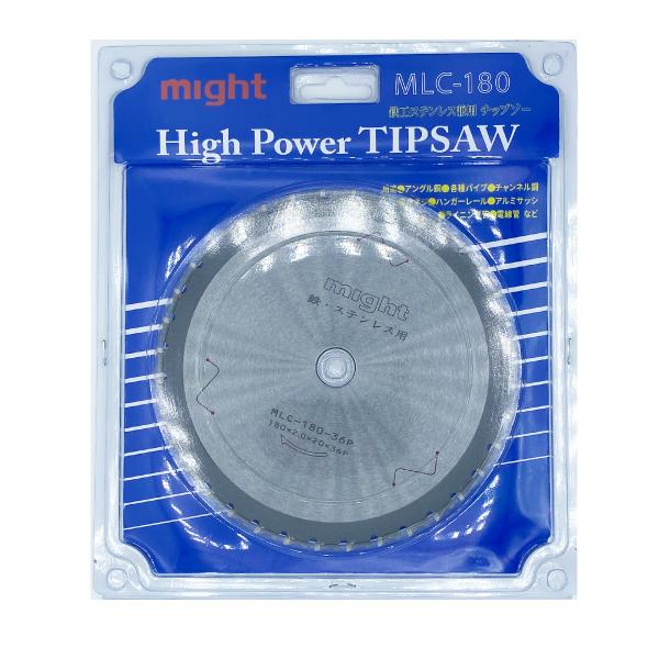 マイト工業 チップソー180mm (鉄・ステンレス兼用) MLC-180-36P マイト工業 チップソー180mm (鉄・ステンレス兼用) MLC-180-36P