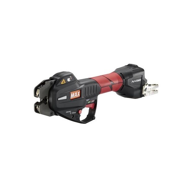 マックス(MAX) 充電式メッシュ筋カッタ PJ-C060 ワイヤーメッシュ 溶接金網 切断 直径3-6mm 直径6mm 2本同時切断 本体 ケース付 電池 充電器別売