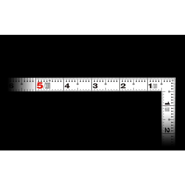 他サイト： シンワ測定 曲尺 平ピタ ホワイト 1尺6寸 表裏同目 11176の商品画像