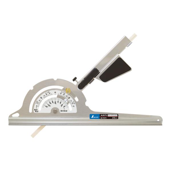 他サイト： シンワ測定 丸ノコガイド定規 ジャスティー クイックアジャスト 23cm 78079の商品画像