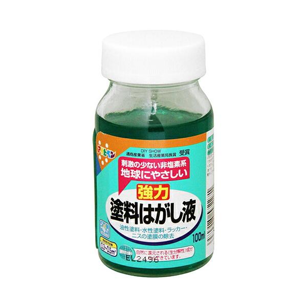 アサヒペン 塗料はがし液 100ML 塗膜は水で洗い流すことができ、処理が簡単
