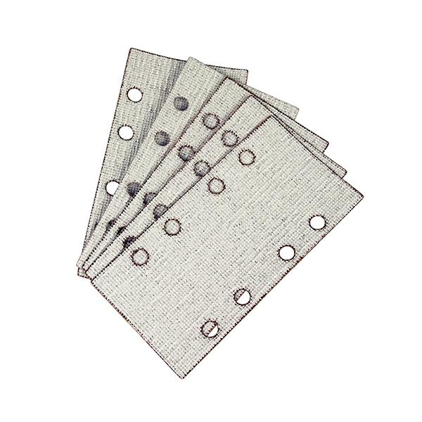 商品サイズ  幅95 ×高さ185 ×奥行き2mm重量80ｇ用途  マジック交換式電動サンダー用ペーパー。機能・特徴  穴付きマジック式ペーパーです。木材・樹脂・金属の表面加工用です。表面仕上げ、塗装はがし、サビ取り等にご使用頂けます。砥材...