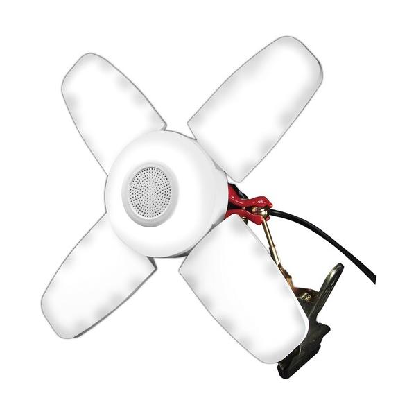 フジマック fmc スピーカー付き LEDパワーランプ クリップライト PWL