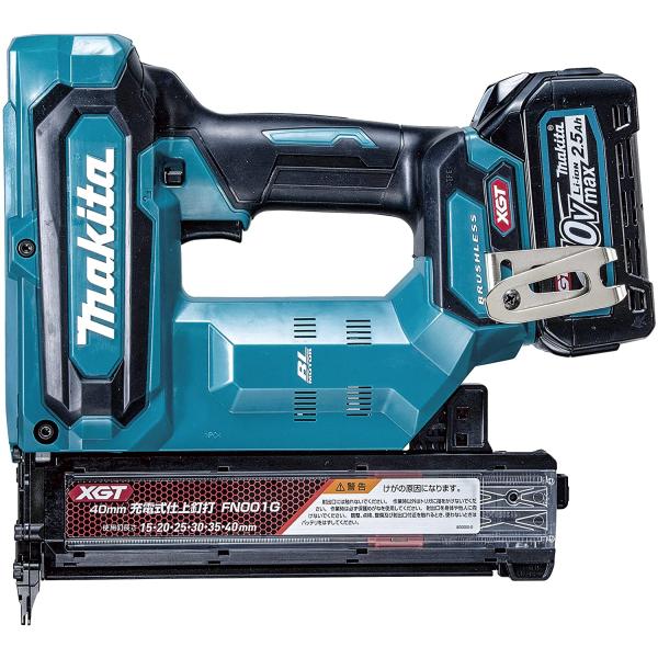 マキタ(makita) FN001GRDX 40mm充電式面木釘打(充電式フィニッシュネイラ) 40V【バッテリー2個/充電器セット】