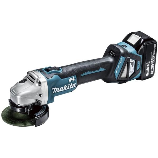 マキタ makita GA412DRGX 18V-100mm充電式ディスクグラインダ/スライドスイッチ 6.0Ahバッテリー×2・充電器DC18RF・ケース付【リライズ市川行徳店】【店頭取引限定】【未使用】ITEIKVXP1JF6 マキタ（makita） GA412DRGX 充電式ディスクグラインダー 18V 6.0Ah