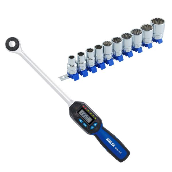SK11 SK11(藤原産業) デジタルトルクレンチ SDT4-135＋ソケットセット