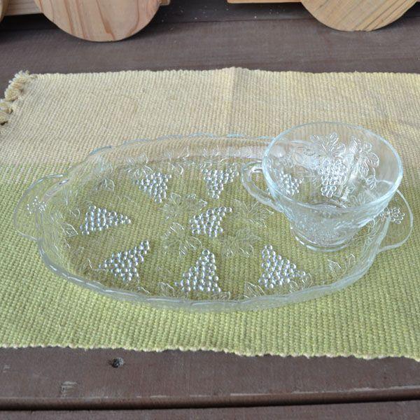 ファイヤーキング（アンカーホッキング） ぶどう柄スナックセット