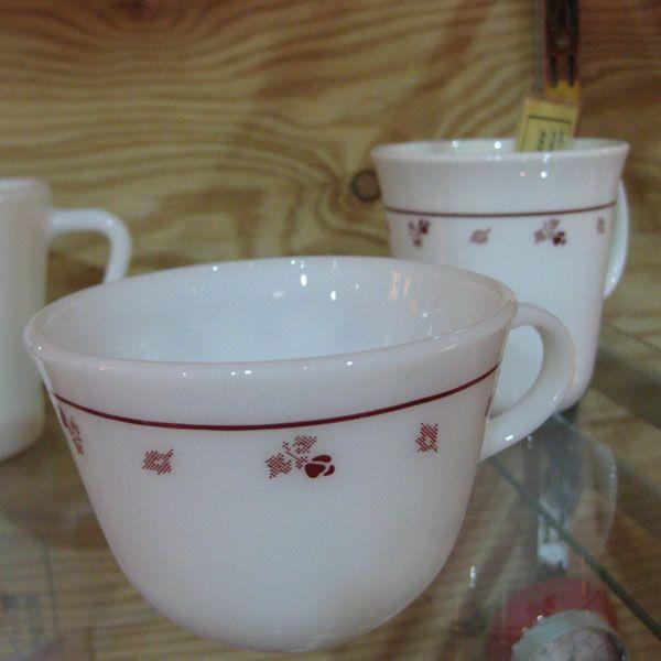 PYREX（パイレックス） オールドパイレックス カップ バーガンディー 