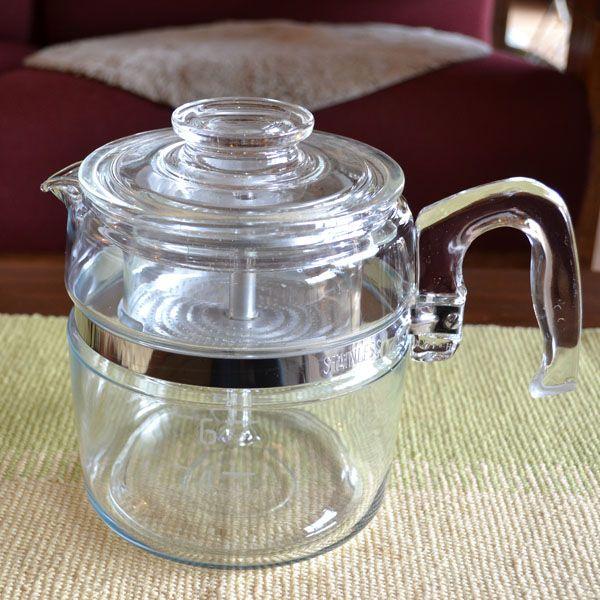 PYREX オールドパイレックス フレームウェア パーコレーター6杯