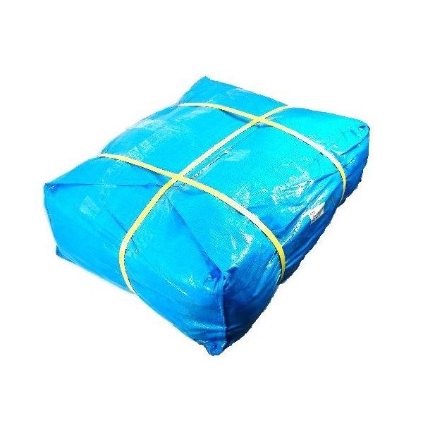 ブルーシート 厚手 3000 防水 輸入品 サイズ 規格 5.4ｍ×5.4ｍ 6枚 (1梱包) ［SK］ 災害 台風 防災 養生 運動会 #3000 爆買