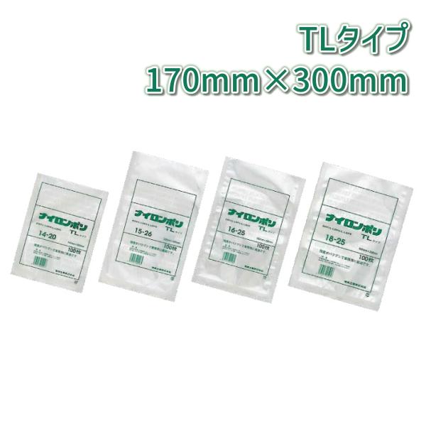 福助工業 ナイロンポリ TLタイプ 17-30 (170mm×300mm)　(1800枚入)ケース売り FK（0714161） 爆買
