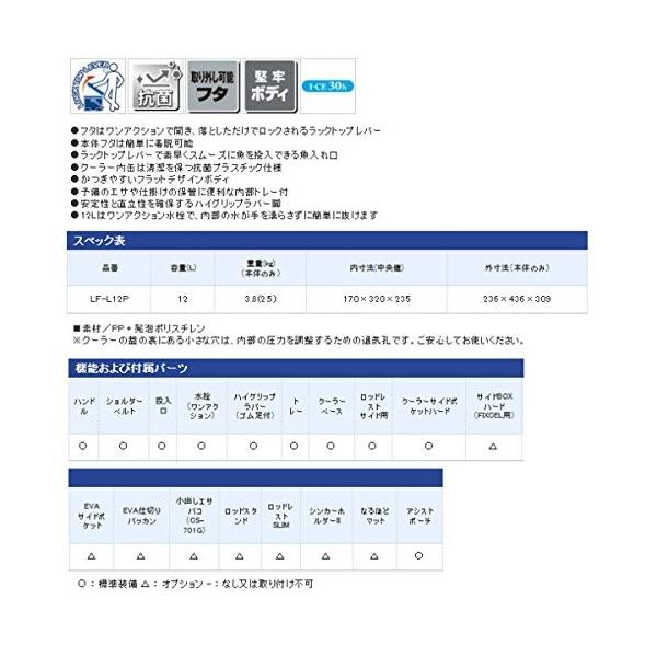 Shop 釣り用 釣り用 ライトゲームスペシャル2 シマノ Shimano 1lf L12p 12l ロタス クーラーボックス フィクセル 12l 小型 小型 ブラック
