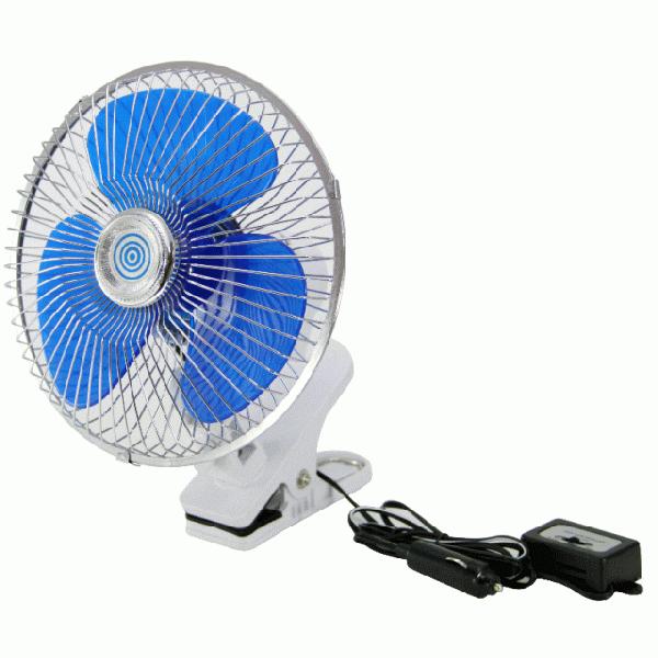 車載用クリップ式扇風機 8インチ : カー用品・トラック用品の東都部品
