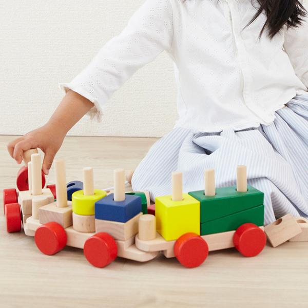 エド インター 森のあそび道具 ワニさんの汽車つみき 知育玩具 価格比較 価格 Com
