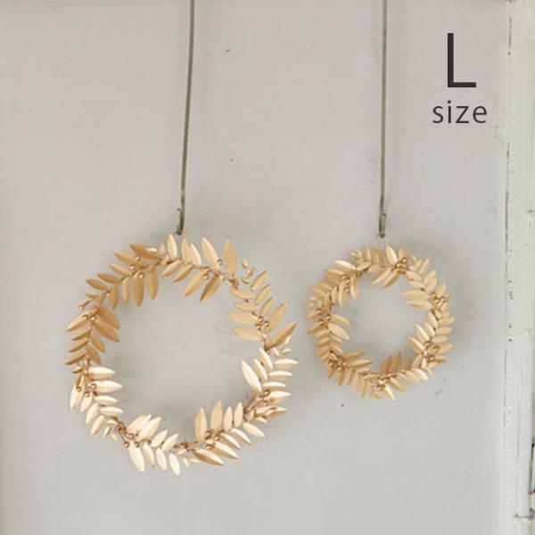 リース クリスマス おしゃれ シンプル ブリキ Horn Please ホーン プリーズ ブリキ ワイヤーリース ブラット L 【ラッピング対応】