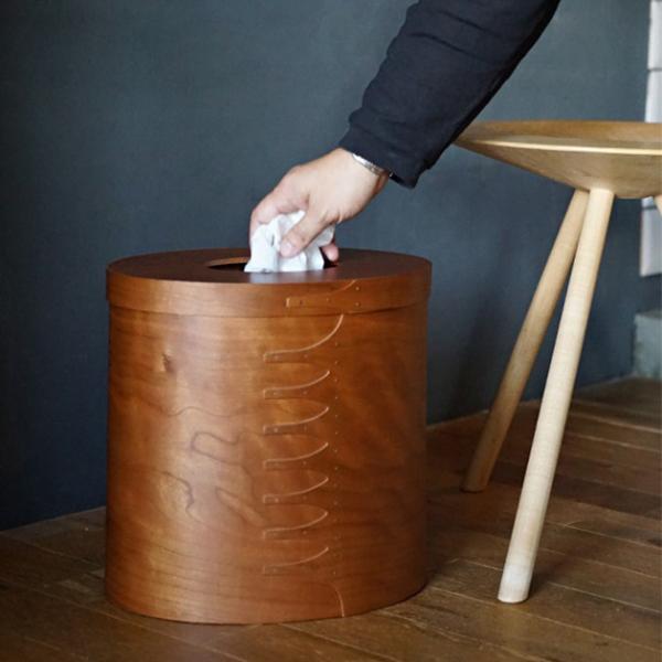 ゴミ箱 ふた付き 木製 リビング シェーカーダストボックス : オシャレ