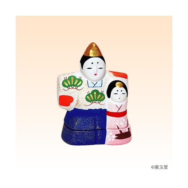 東山作 染付雷神絵 壷 共箱 【公式ショッピングサイト】