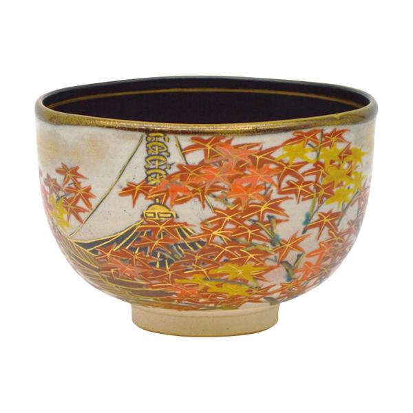茶碗 乾山 嵯峨野紅葉 壱休窯作 （桐箱） : お茶道具東玉堂 ヤフー店