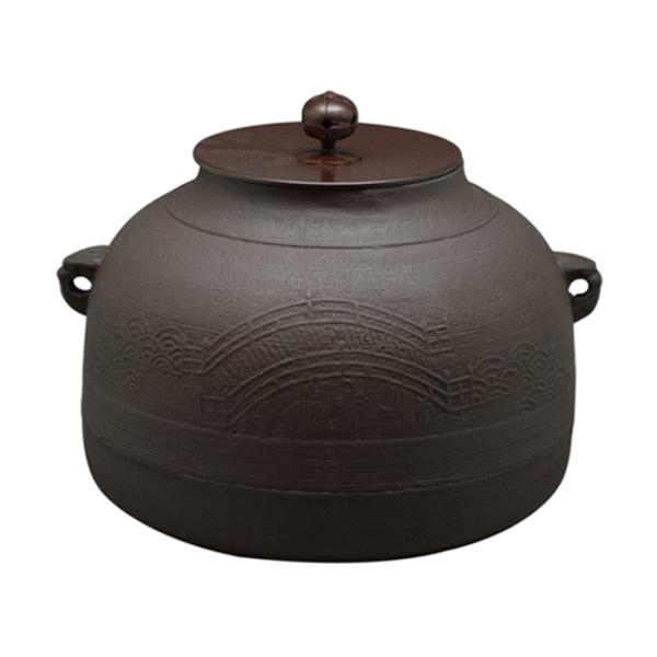 風炉釜 住吉 釜鐶付 段ボール箱入 : お茶道具東玉堂 ヤフー店 - 通販