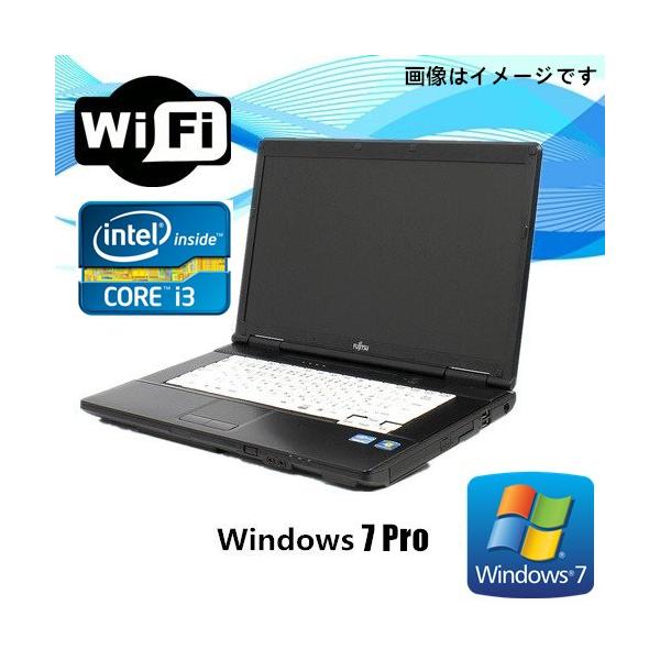 富士通 中古ノートパソコン ノートパソコン Windows 7 Pro 15型