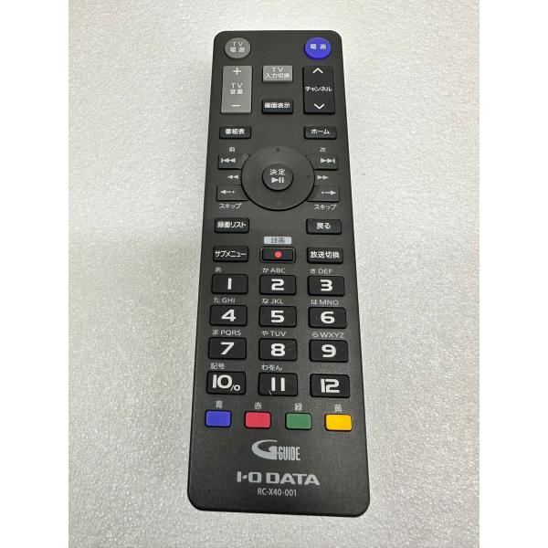 新品未使用 純正 I-O DATA RC-X40-001 リモコン IO HVTR-BCTX3 EX