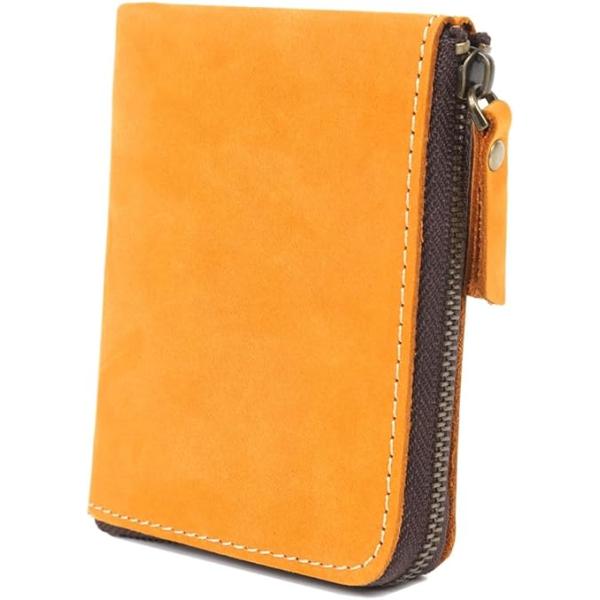 【上質な本格財布】本革ならではの上質な質感は、どんな場面にもお使い頂けます。一流の革職人が手作り、緻密に仕立てられたメンズ財布です。高品質な本革は耐久性に優れ、手触り・肌馴染みが抜群な素材です。【仕様】 材質 ：牛革サイズ： 縦12cm ×...