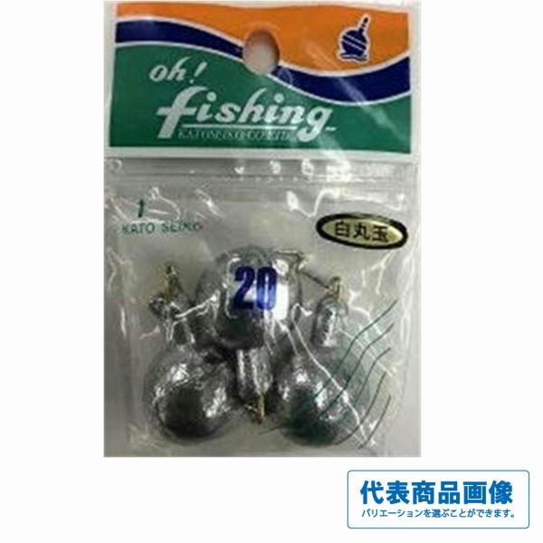 白丸玉オモリ 加藤精工 : 東海つり具Y支店 - 通販 - Yahoo