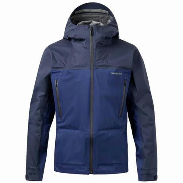 アングラーズシェル ジャケット01 RA−023Wネイビーブルー 2XL シマノ 