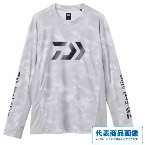 DE-3826 ロングスリーブゲームシャツ ホワイトヘイズカモ グローブ